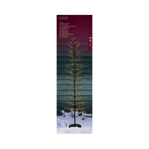 ALBERO NERO 2048 LED H.270 LUCE CALDA 2